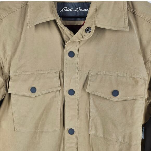 Eddie Bauer Men's Classic Khaki Jacket - Size Small, Stylish and Versatile! - Picture 4 of 14